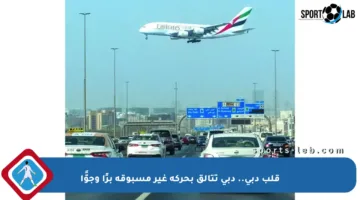 قلب دبي.. دبي تتألق بحركة غير مسبوقة برًا وجوًّا